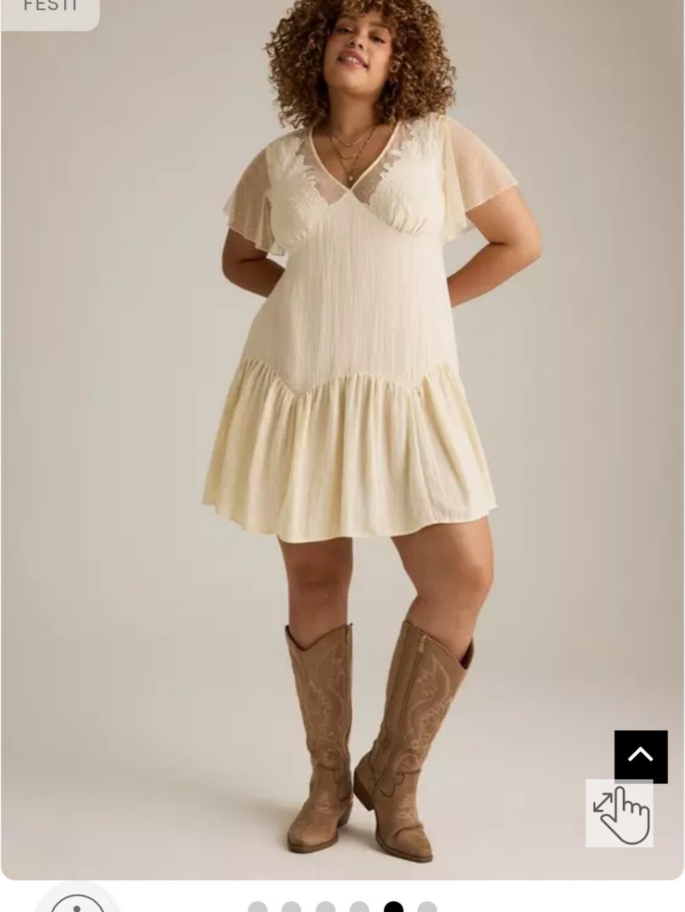 NWOT TORRID 1X Festi Contrast Tunic Dress
